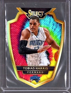 TOBIAS HARRIS RC 2015-2016 PANINI SELECT PRIZM DIE-CUT RAINBOW #3/25-MAGIC F - Picture 1 of 1