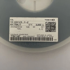 DIODO ZENER 02CZ2.7-Z - MONTAJE EN SUPERFICIE SOT23 - 3000 piezas - Imagen 1 de 2