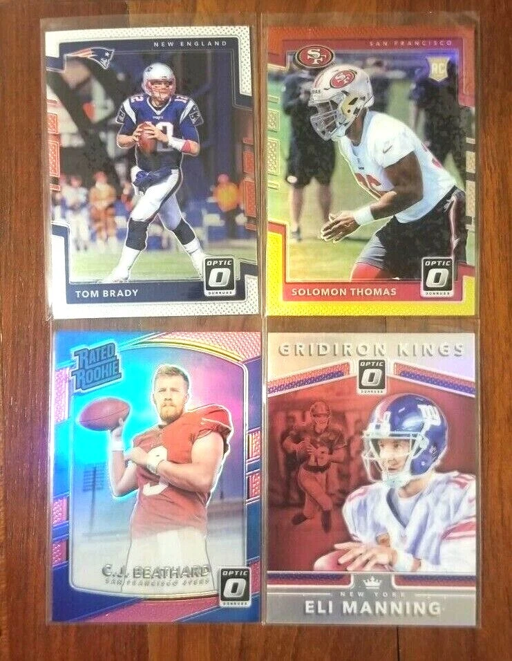 2017 Donruss Optic Vet, RC, Parallel & Insert Football Cards Pick Your Team! - Image 1 of 1