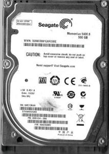 Seagate ST9500325AS 500GB Sata Hard Drive P/N: 9HH134-286 5VE WU - Picture 1 of 2