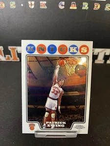 2008-09 Topps Chrome Patrick Ewing Basketball Karte #179 B1-T8 - Bild 1 von 2