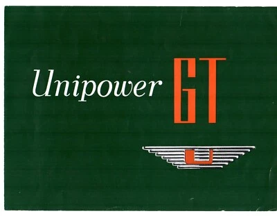 Unipower GT 998cc c 1966-67 UK Market Foldout Sales Brochure - Image 1 of 2