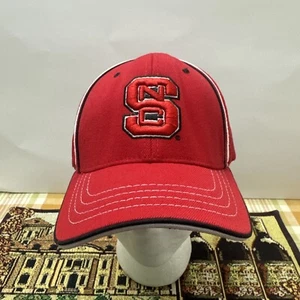 Gorra North Carolina State Wolfpack ajuste elástico roja talla XL gorra bordada - Imagen 1 de 10