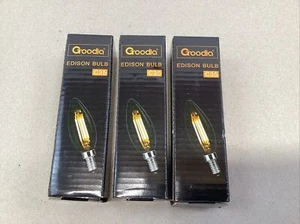 Goodia Edison Bulb C35 x3 - Picture 1 of 3