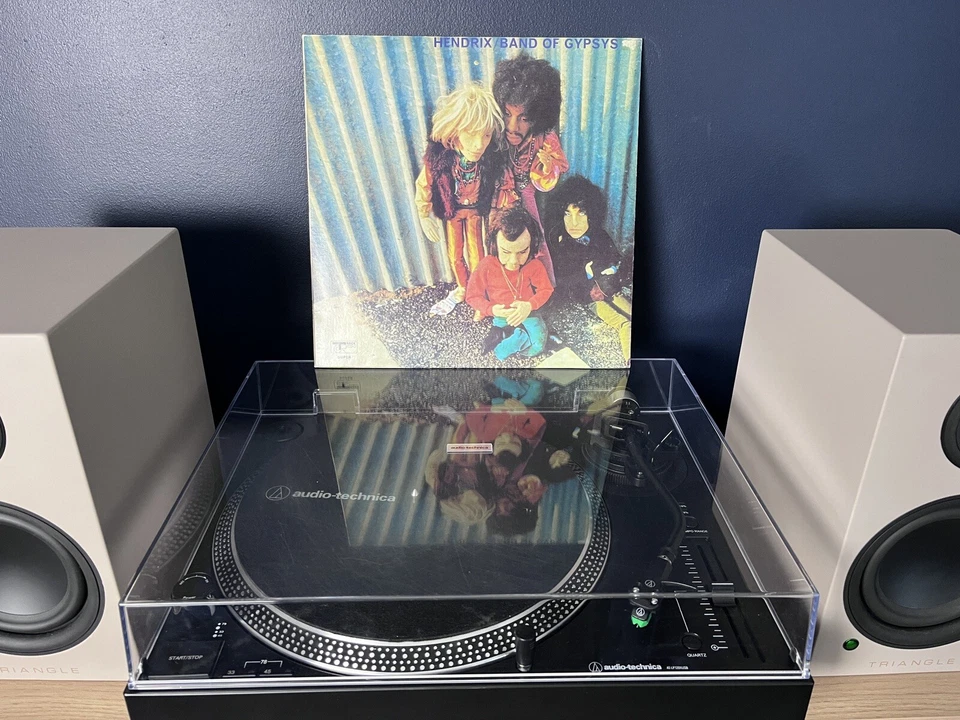 Jimi Hendrix Band Of Gypsys UK 2008 Reissue Red Vinyl Ex/VG - Image 1 of 4