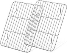 Set of 2 Mini Cooling Racks, Small Grill Wire Rack for Oven Roasting, Cooking