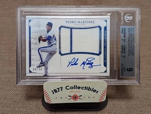 2016 National Treasures Pedro Martinez Colossal 4/15 BGS 9 MINT AUTO 10  - Picture 1 of 4