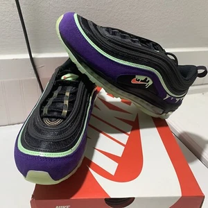 Nike Air Max 97 Halloween Slime 2020 DS Men’s 9.5 Purple Glow In The Dark - Picture 1 of 8