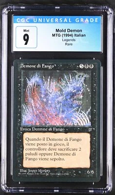 MOLD DEMON *Italian* Legends Rare Reserved List CGC 9 MTG [Nostalgium] - Image 1 of 2