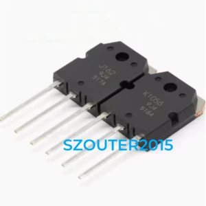 1 Par de Transistores 2SK1058 2SJ162 K1058 J162 MOSFET TO-3P Original NUEVO - Imagen 1 de 1