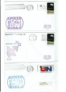 Apollo 14 Meteorology (Weather) Tracking 5 Covers Jan-Feb 1971 Space !! - Picture 1 of 2