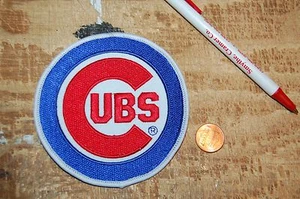 Chicago Cubs 3 7/8" Patch Primary Logo 1979-Present Baseball - Picture 1 of 1
