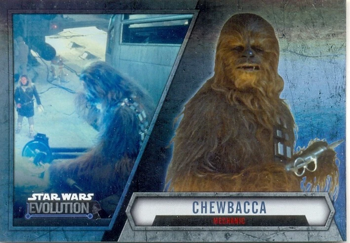 2016 Star Wars Evolution Silver Parallel Card 57 - CHEWBACCA - Image 1 of 1