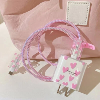 For iPhone 18w/20w Charger Protective Case Head Data Cable Protector Shell Cover - Image 1 of 4