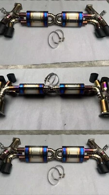 ESCAPE COMPLETO TITANIO GRADO 5 PORSCHE 991.1/.2 911 TURBO/S  Foto 1 de 4