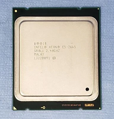 Intel Xeon 8-Core E5-2665 2.4GHZ 20MB L3 Cache 8GT/S - SR0L1 - Image 1 of 3