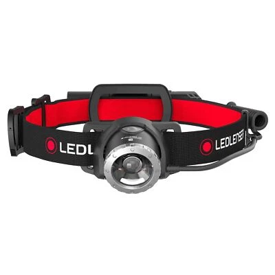 LEDLENSER Stirnlampe H8R (500853) aufladbar 600 Lumen in der Box