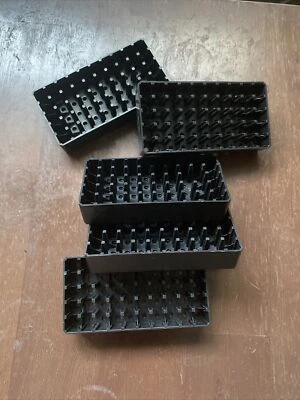 (Set Of 5)  50 Rd Remington 9mm Ammo Organizer.  For Reloading and Storing. - Image 1 of 2