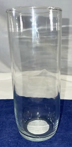 NOS Indiana Glass Bud Vase 7.25" Burch Cylinder Vase Clear Crystal USA Vintage - Picture 1 of 8