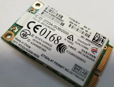 SONY P/N 1-458-165-12 GOBI2000 Banda Ancha WWAN Mini PCI-E  Foto 1 de 2