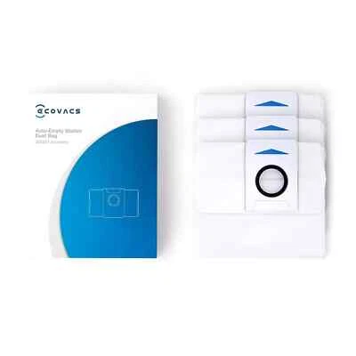 Ecovacs Disposable Dust Bag for DEEBOT (3-Pack) X1 Omni, X1e Omni, T10 Omni