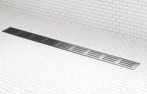 Signature Hardware 24" SIEWART LINEAR SHOWER DRAIN - MATTE BLACK - Picture 1 of 3
