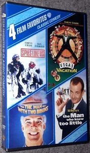 Vegas Vacation/Man with Two Brains/Man Who Knew too Little/Spies like Us DVD NEW - Picture 1 of 3