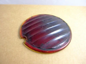 Ruby Round Stop tail lamp lens Lucas 520410 524171 Morris MG Bedford - Picture 1 of 7