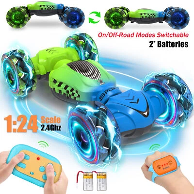 Off-Road RC Stunt Car 4WD Remote Control Cars for Kids Gesture Sensing Drift Car