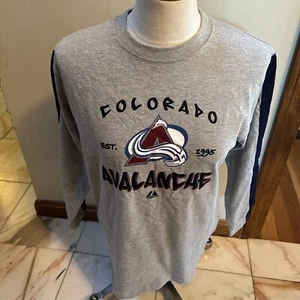 NWT COLORADO AVALANCHE LONG SLEEVE SHIRT YOUTH SIZE S - Picture 1 of 3