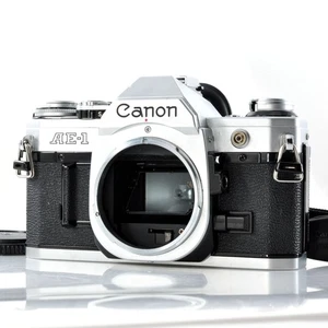 Canon AE-1 SLR Film Camera Body Silver Tested from Japan [Exc+5] - Picture 1 of 14