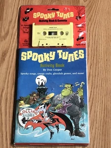 Don Cooper Spooky Tunes activity book & Cartridge 1990 Random House NEW - Picture 1 of 3