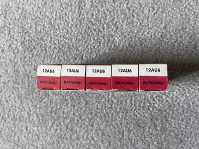 Коробка из 5. Вакуумные трубки National Electronics 12AU6.  Новый. - Изображение 1 из 2