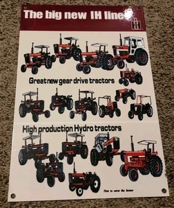 Farmall International Harvester IH Porzellanschild 66er und 56er Serie Hydro  - Bild 1 von 8