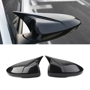 Pair Carbon Fiber Side Rearview Mirror Cover Trim Fit Honda Accord 2018-2021 20 - Picture 1 of 9