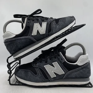 New Balance 373 Dark Grey Suede Black Trainers Size UK 5 Womens Gym Walking - Bild 1 von 8