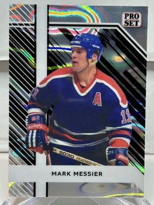 Mark Messier - 2024 Leaf Pro Set - Refractor🔥Oilers🔥One Of One🔥1/1 - Image 1 of 3