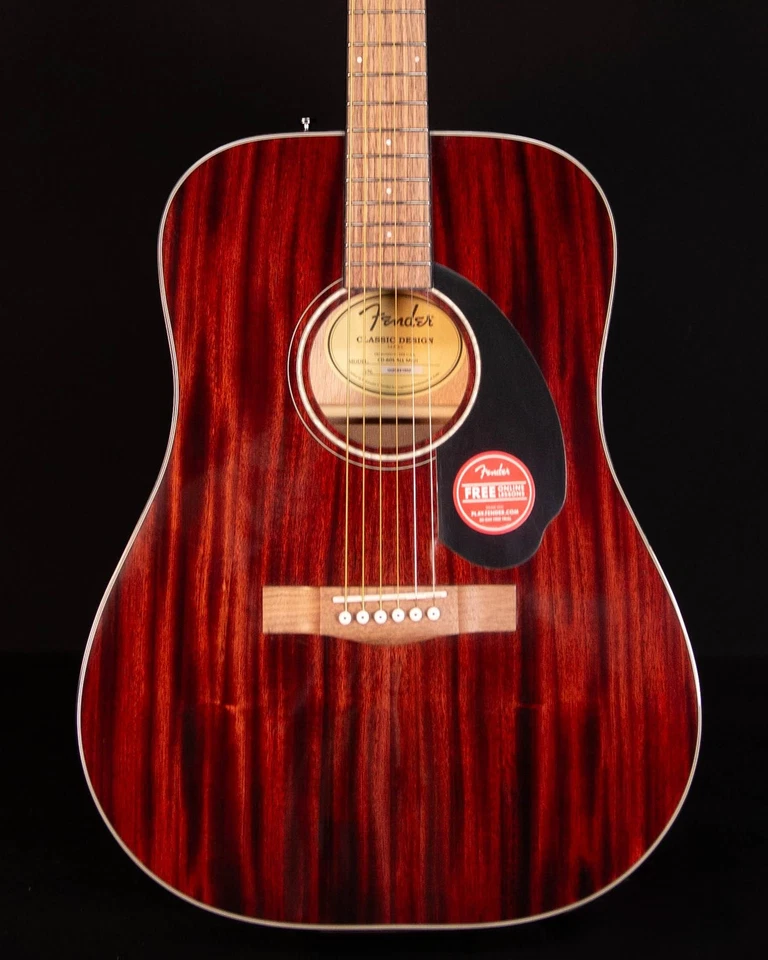 Fender CD-60S Dreadnought, nogal FB, todo caoba Foto 1 de 1