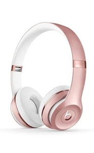 Beats Dr. Dre Beats Solo3 Wireless On-Ear Headphones Rose Gold.  - Picture 1 of 13