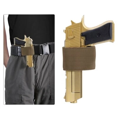 Tactical Universal Military Belt Gun Holster Concealed Carry for Pistol Handguns - Image 1 of 4