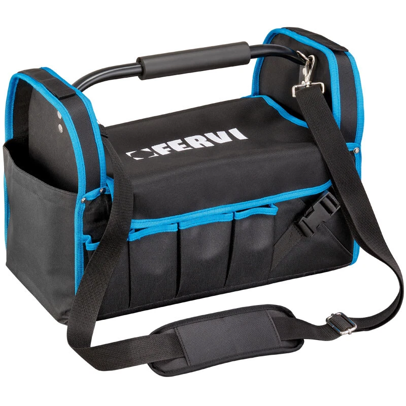 Borsa valigia semi-rigida porta attrezzi Fervi 0905 vuota per utensili - Immagine 1 di 1