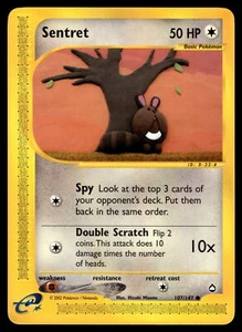 Sentret #107/147 Aquapolis Pokemon Near Mint or Better - Picture 1 of 2