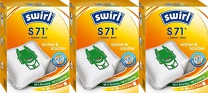 3 Pakete Swirl Staubsaugerbeutel S71 / S 71 für Siemens Dynapower Bosch Ergomaxx - Bild 1 von 3