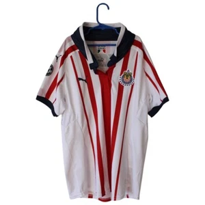 Puma Haz Patria Rojiblanca Club Deportivo Guadalajara Soccer Jersey Youth XL - Picture 1 of 13