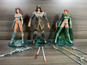 Lot of 3 WITCHBLADE 6” figures Nottingham, Emerald, ACTION CLAYBURN - Picture 1 of 10
