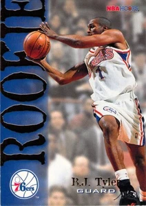 B.J. Taylor RC 1994-95 NBA Hoops Basketball Rookie Card #359 Philadelphia 76ers - Picture 1 of 2