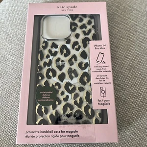 Kate Spade NY Protective Hardshell Case for FITS IPhone 14 PRO MAX Leopard - Picture 1 of 4