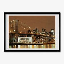Tulup Picture MDF Framed Wall Decor 70x50cm Image Room Manhattan New York