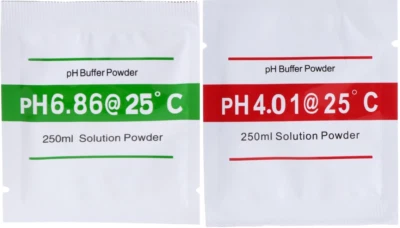 PH BUFFER SOLUTION POWDER - Multiple Quantities pH 4.01 / 6.86