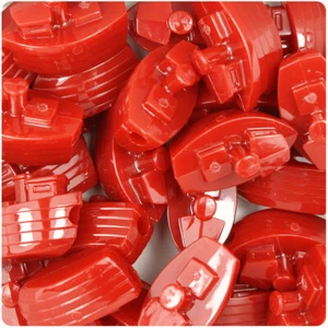 BeadTin Boat Shaped 25mm Plastic Pony Beads (24pcs) - Style choice - Picture 1 of 27